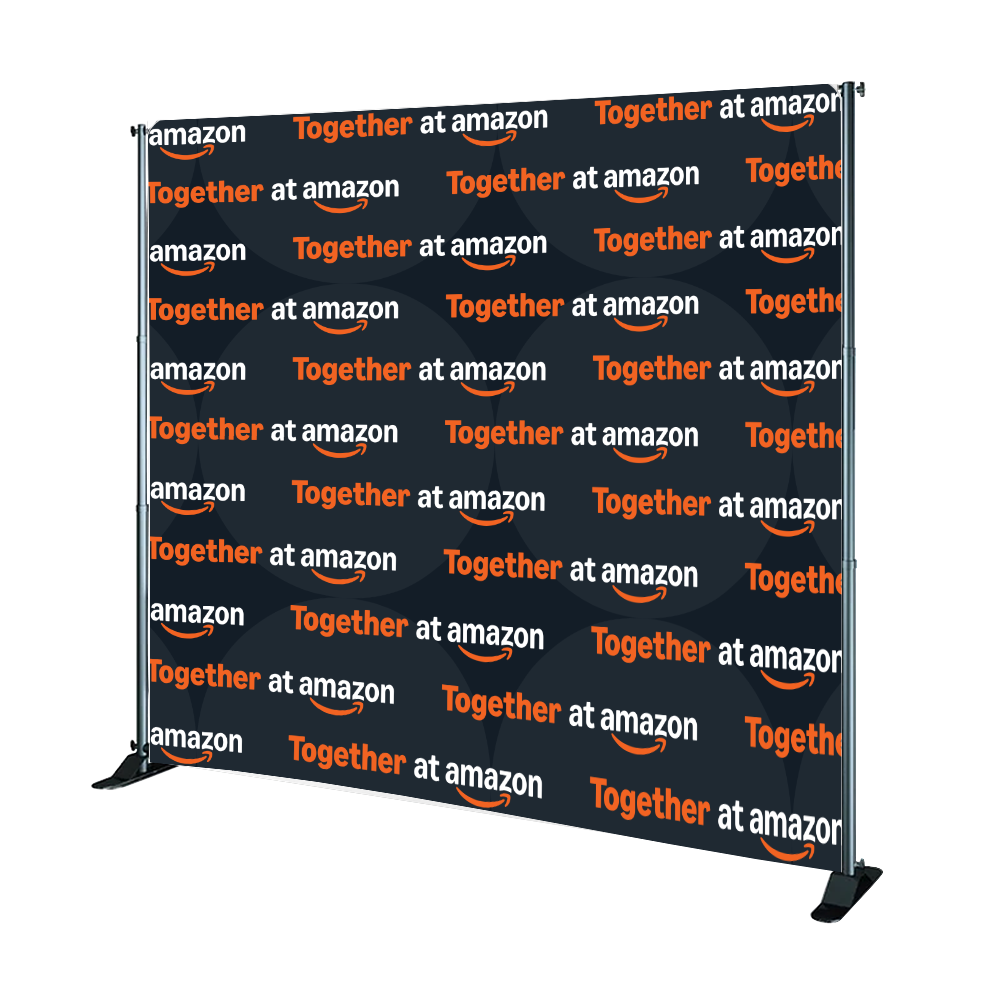 Together at Amazon Branded Step and Repeat 8ft-x-8ft Option 2 - Horizontal