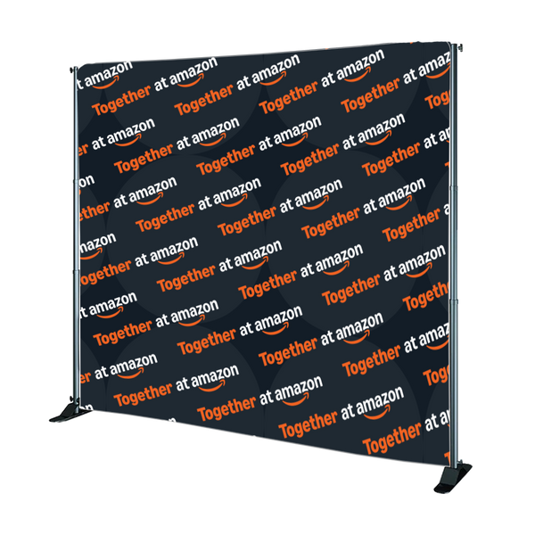 Together at Amazon Branded Step and Repeat 8ft-x-8ft Option 1 - Diagonal