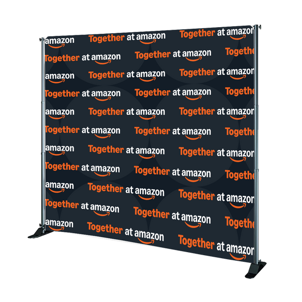 Together at Amazon Branded Step and Repeat 8ft-x-8ft Option 2 - Horizontal