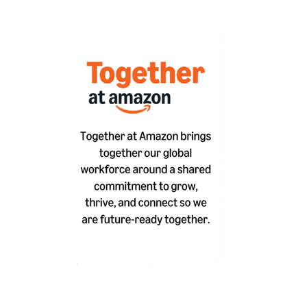 Together at Amazon Badge Option 1 - No Borders