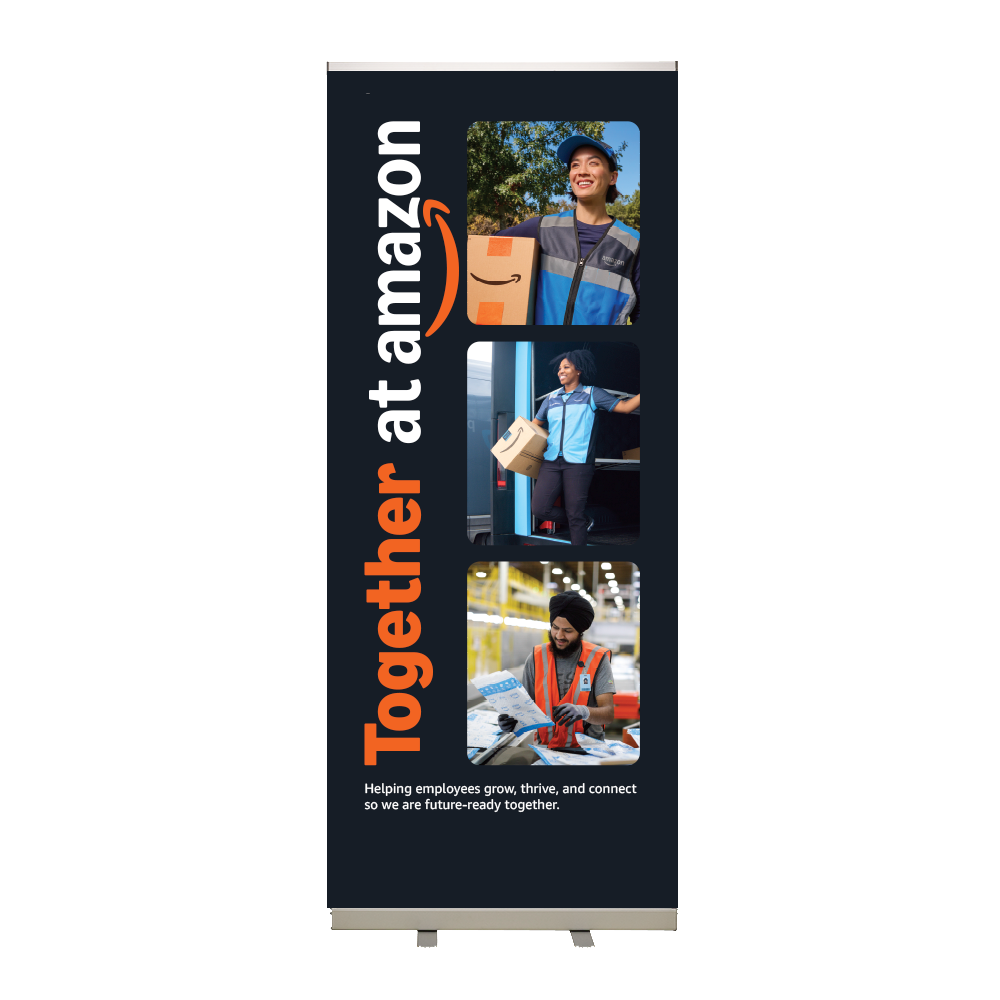 Together at Amazon Roll-Up Banner Option 2 - WW Operations Amazon Employees